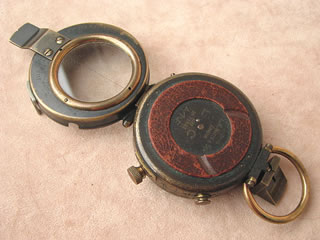 1917 Verner's Pattern MK VIII prismatic marching compass by E R Watts & Son
